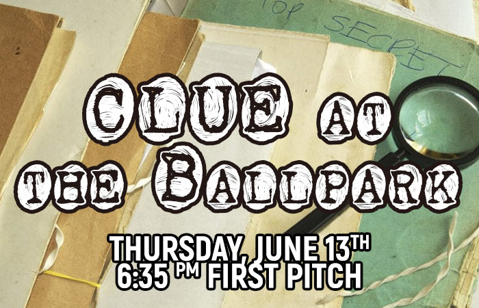Clue at the Ballpark 6/13